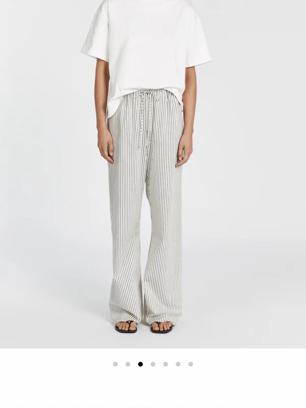 DISSH STOCKHOLM STRIPE SILK BLEND PANT sz 2